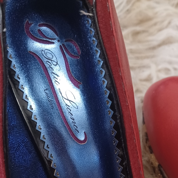 Poetic Licence red animal print wedge shoe Eur 9 - Picture 2 of 4